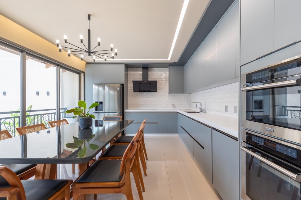 Cozinha moderna integrada