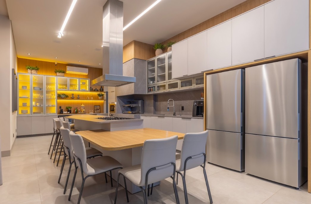 Cozinha gourmet com ilha